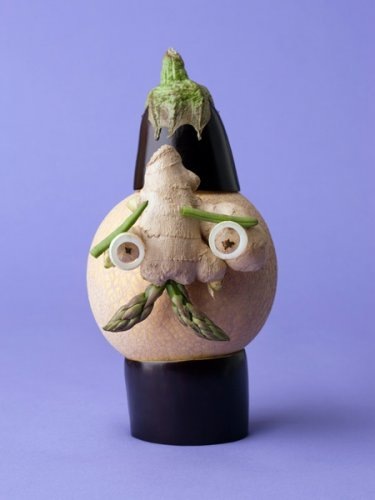Итальянский скульптор создает невероятные фигуры из овощей и фруктов
