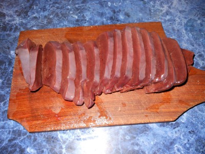 Как приготовить вкусную говяжью печень - Режим кусочками печень.jpg
