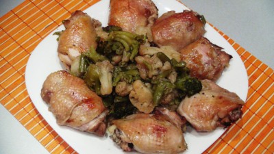 Куриные бедрышки с соевым соусом и овощами в рукаве - DSC06592.JPG