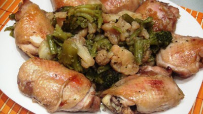 Куриные бедрышки с соевым соусом и овощами в рукаве - DSC06595.JPG