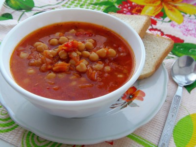 Густой нутовый суп с овощами - P3090072.JPG