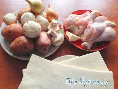 Куриная ножка в тесте с картофелем и грибочками - 2.jpg