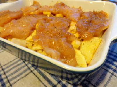 Куриная грудка с картошкой запеченая под соусом тартар - DSC01227.JPG