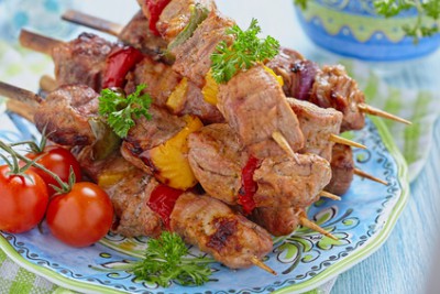 Как приготовить шашлык в аэрогриле - Grilled pork meat.jpg