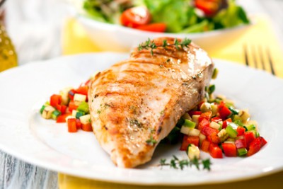 Куриная грудка в аэрогриле - 01 Grilled chicken breast.jpg
