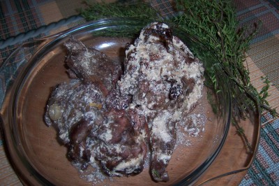 Кролик запеченный в сметане - 100_7613.JPG