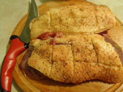 Утиная грудка под карамелезированными яблоками - DSC02287.JPG