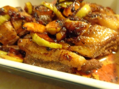 Утиная грудка под карамелезированными яблоками - DSC02308.JPG