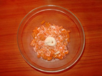 Фоторецепт: салат слоеный Роза со свеклой - P1140415.JPG