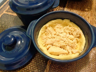 Песочный пирог Закусочный с курицей и грибами - DSC02654.JPG