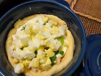 Песочный пирог Закусочный с курицей и грибами - DSC02660.JPG