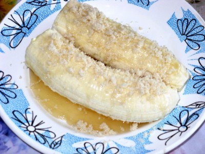 Фоторецепт: банановый десерт с кунжутом - Banan_s_kunzhutom.JPG