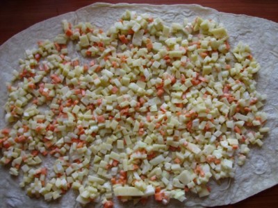 Закрученные овощи в лаваш с белым соусом в духовке - P3280496.JPG