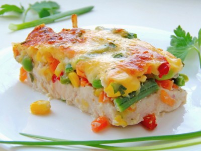 Овощная запеканка с мясным фаршем - 3.JPG