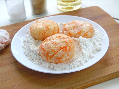 Котлетки рисовые с сыром и овощами - 8.JPG