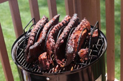 Обзор коптильни горячего копчения Weber Smokey Mountain - 9.JPG