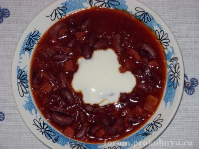 Фасоль с колбасой в томатном соусе - 08.JPG