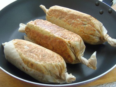 Домашние куриные колбаски в пергаменте - 11.JPG
