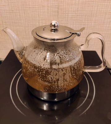Стеклянный заварочный чайник Ymeei со стальным дном - 7.jpg