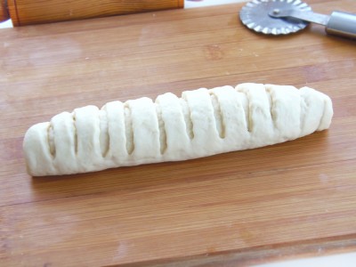 Мясной пирог со шпинатом на томатном тесте - 11.JPG
