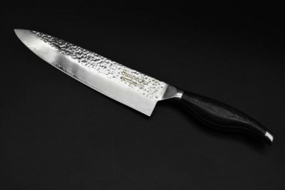 Японский шеф-нож Sunnecko из дамасской стали - 9.jpg