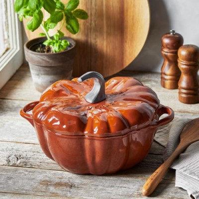 Кокотница Staub в виде тыквы из эмалированного чугуна - 10.jpg