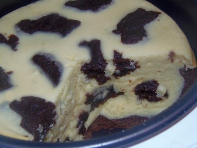 Пятнистый творожно-шоколадный пирог - Пирог в мультиварке.JPG