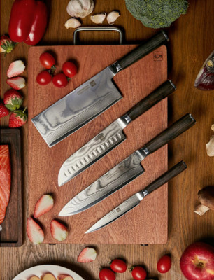 Дамасские кухонные ножи Xiaomi HuoHou: совершенство стали и искусство кулинарии - IMG_004.JPG