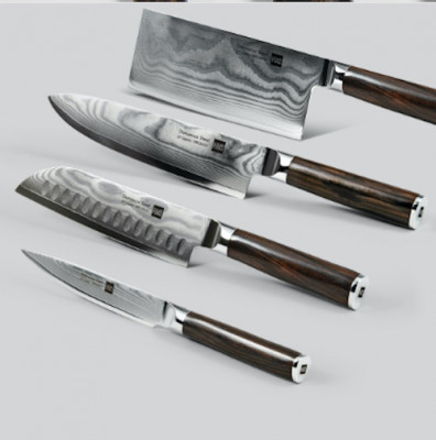Дамасские кухонные ножи Xiaomi HuoHou: совершенство стали и искусство кулинарии - IMG_007.JPG