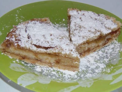 Постный пирог с яблоками - яблочный пирог.JPG