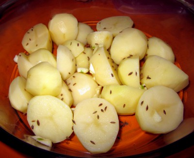Куриная печень с картофелем, приготовленная в СВЧ-печи - IMG_3990.JPG