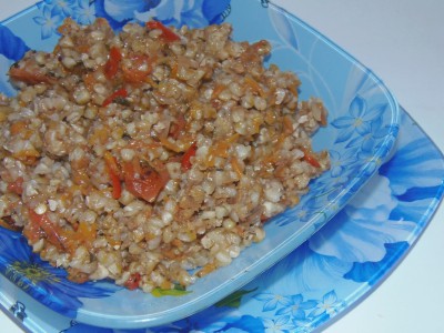 Греча зеленая с овощами - PC030069.JPG