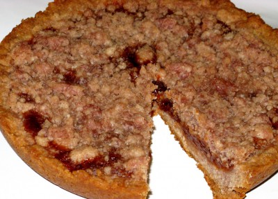 Постный пирог с черничной начинкой - 03_Pirog.JPG