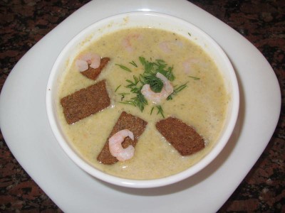 Грибной суп-пюре с креветками - IMG_4628.JPG