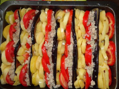 Овощная запеканка с мясным фаршем - DSC00247.JPG